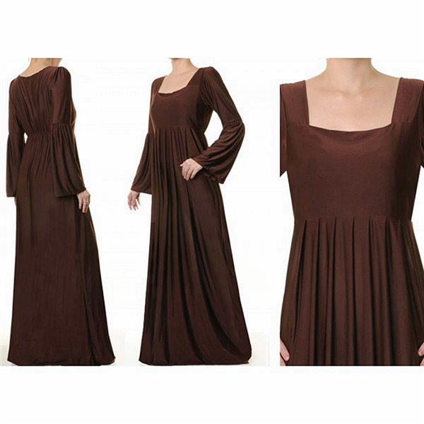 Bell Sleeved Plus Maxi Dress