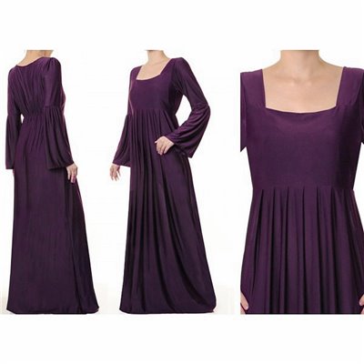 Bell Sleeved Plus Maxi Dress