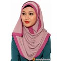 2 Tone Instant Shawl