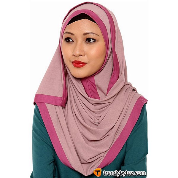 2 Tone Instant Shawl