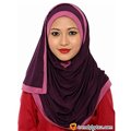 2 Tone Instant Shawl