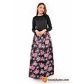 Roses Maxi Skirt