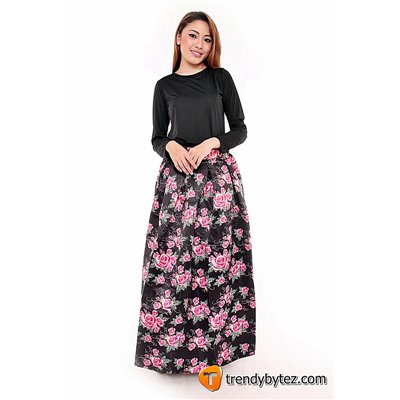 Roses Maxi Skirt