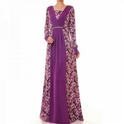 Vneck Diamente Plus Maxi Dress